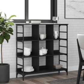 Aparador de madera de ingeniería negro 102x32x103,5 cm de , Aparadores - Ref: Foro24-837727, Precio: 55,04 €, Descuento: %