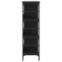 Aparador de madera de ingeniería negro 102x32x103,5 cm de , Aparadores - Ref: Foro24-837727, Precio: 55,04 €, Descuento: %