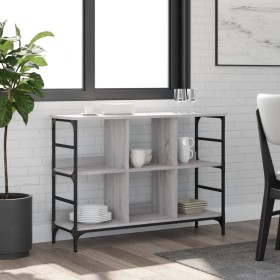 Sonoma Gray Engineered Wood Sideboard 102x32x73.5 cm by , Sideboards - Ref: Foro24-837725, Price: 58,66 €, Discount: %