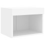 Wall bedside table with white LED lights by , TV Furniture - Ref: Foro24-837113, Price: 36,99 €, Discount: %