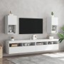 TV furniture with LED lights 2 pcs white 30.5x30x60 cm by , TV Furniture - Ref: Foro24-836988, Price: 81,99 €, Discount: %