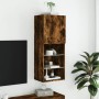 TV cabinet with LED lights smoked oak 40.5x30x102 cm by , TV Furniture - Ref: Foro24-837061, Price: 72,60 €, Discount: %