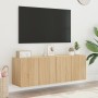 Wand-TV-Schränke 2 Einheiten Sonoma-Eiche 60x30x41 cm von , TV-Möbel - Ref: Foro24-836943, Preis: 68,99 €, Rabatt: %