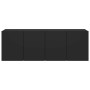 Muebles para TV de pared 2 unidades negro 60x30x41 cm de , Muebles TV - Ref: Foro24-836941, Precio: 75,09 €, Descuento: %