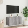 Sonoma gray wall-mounted TV cabinet 80x30x41 cm by , TV Furniture - Ref: Foro24-836962, Price: 53,99 €, Discount: %