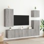 Sonoma gray wall-mounted TV cabinet 80x30x41 cm by , TV Furniture - Ref: Foro24-836962, Price: 53,99 €, Discount: %