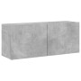 Mueble para TV de pared gris hormigón 100x30x41 cm de , Muebles TV - Ref: Foro24-836969, Precio: 58,46 €, Descuento: %