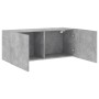 Mueble para TV de pared gris hormigón 100x30x41 cm de , Muebles TV - Ref: Foro24-836969, Precio: 58,46 €, Descuento: %