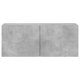 Mueble para TV de pared gris hormigón 100x30x41 cm de , Muebles TV - Ref: Foro24-836969, Precio: 58,46 €, Descuento: %