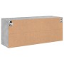 Mueble para TV de pared gris hormigón 100x30x41 cm de , Muebles TV - Ref: Foro24-836969, Precio: 58,46 €, Descuento: %