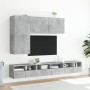 Mueble para TV de pared gris hormigón 100x30x41 cm de , Muebles TV - Ref: Foro24-836969, Precio: 58,46 €, Descuento: %