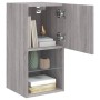 TV cabinet with LED lights Sonoma gray 30.5x30x60 cm by , TV Furniture - Ref: Foro24-836997, Price: 43,67 €, Discount: %