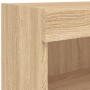 TV cabinets with LED lights 2 pcs Sonoma oak 60x30x30 cm by , TV Furniture - Ref: Foro24-837132, Price: 58,72 €, Discount: %