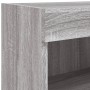 TV cabinet with LED lights Sonoma gray 80x30x30 cm by , TV Furniture - Ref: Foro24-837151, Price: 45,99 €, Discount: %