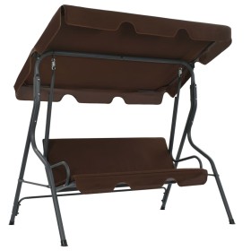 Garden rocking bench in brown color, 170x110x153 cm. by vidaXL, Garden rockers - Ref: Foro24-45351, Price: 149,39 €, Discount: %