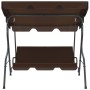 Garden rocking bench in brown color, 170x110x153 cm. by vidaXL, Garden rockers - Ref: Foro24-45351, Price: 149,23 €, Discount: %