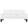 Weißes 3-Sitzer-Sofa aus Kunstleder von , Sofas - Ref: Foro24-288760, Preis: 347,37 €, Rabatt: %