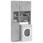 Mueble para lavadora madera de ingeniería gris hormigón de , Accesorios para lavadoras y secadoras - Ref: Foro24-3055640, Pre...