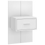 Mesita de noche de pared blanca de vidaXL, Mesitas de noche - Ref: Foro24-810971, Precio: 33,23 €, Descuento: %