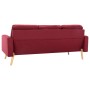 3-Sitzer-Sofa aus weinrotem Stoff von , Sofas - Ref: Foro24-288720, Preis: 300,29 €, Rabatt: %