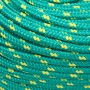 Green polypropylene boat rope 6 mm 100 m by , Ropes and metal cords - Ref: Foro24-152710, Price: 22,58 €, Discount: %