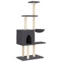 Cat scratching post with dark gray sisal posts 145 cm by , Cat furniture - Ref: Foro24-172096, Price: 49,99 €, Discount: %