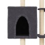 Rascador para gatos con postes de sisal gris oscuro 145 cm de , Mobiliario para gatos - Ref: Foro24-172096, Precio: 49,99 €, ...