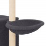 Rascador para gatos con postes de sisal gris oscuro 145 cm de , Mobiliario para gatos - Ref: Foro24-172096, Precio: 49,99 €, ...