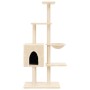 Cat scratching post with cream sisal posts 145 cm by , Cat furniture - Ref: Foro24-172094, Price: 56,62 €, Discount: %