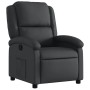 Sillón reclinable de cuero auténtico negro de , Sillones - Ref: Foro24-371789, Precio: 324,99 €, Descuento: %