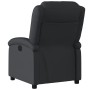 Sillón reclinable de cuero auténtico negro de , Sillones - Ref: Foro24-371789, Precio: 324,99 €, Descuento: %