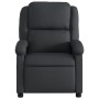 Sillón reclinable de cuero auténtico negro de , Sillones - Ref: Foro24-371789, Precio: 324,99 €, Descuento: %