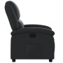 Sillón reclinable de cuero auténtico negro de , Sillones - Ref: Foro24-371789, Precio: 324,99 €, Descuento: %