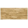 Solid oak wood rectangular board 44 mm thick 140x60 cm by vidaXL, Table tops - Ref: Foro24-246002, Price: 294,19 €, Discount: %