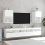 Mueble para TV con luces LED blanco 40,5x30x60 cm de , Muebles TV - Ref: Foro24-837029, Precio: 47,21 €, Descuento: %