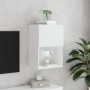 TV cabinet with LED lights white 40.5x30x60 cm by , TV Furniture - Ref: Foro24-837029, Price: 47,21 €, Discount: %