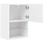 Mueble para TV con luces LED blanco 40,5x30x60 cm de , Muebles TV - Ref: Foro24-837029, Precio: 47,21 €, Descuento: %