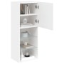 TV-Schrank mit LED-Leuchten weiß 40,5x30x102 cm von , TV-Möbel - Ref: Foro24-837057, Preis: 75,31 €, Rabatt: %