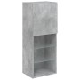 Concrete gray TV cabinet with LED lights 40.5x30x102 cm by , TV Furniture - Ref: Foro24-837060, Price: 72,48 €, Discount: %