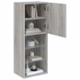 TV cabinet with LED lights Sonoma gray 40.5x30x102 cm by , TV Furniture - Ref: Foro24-837062, Price: 64,66 €, Discount: %