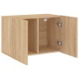 Sonoma oak wall-mounted TV cabinet 60x30x41 cm by , TV Furniture - Ref: Foro24-836942, Price: 41,09 €, Discount: %