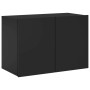 Black wall TV cabinet 60x30x41 cm by , TV Furniture - Ref: Foro24-836940, Price: 39,64 €, Discount: %