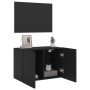 Mueble para TV de pared negro 60x30x41 cm de , Muebles TV - Ref: Foro24-836940, Precio: 40,15 €, Descuento: %