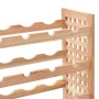 Solid walnut wood wine rack for 25 bottles, measuring 63x25x73 cm. by vidaXL, Wine racks - Ref: Foro24-247101, Price: 60,04 €...