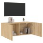 TV-Wandschrank aus Sonoma-Eiche, 100 x 30 x 41 cm von , TV-Möbel - Ref: Foro24-836968, Preis: 63,59 €, Rabatt: %