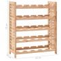 Solid walnut wood wine rack for 25 bottles, measuring 63x25x73 cm. by vidaXL, Wine racks - Ref: Foro24-247101, Price: 60,04 €...