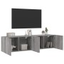 Muebles para TV de pared 2 unidades gris Sonoma 80x30x41 cm de , Muebles TV - Ref: Foro24-836963, Precio: 88,54 €, Descuento: %