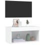 Mueble para TV con luces LED blanco 60x30x30 cm de , Muebles TV - Ref: Foro24-837127, Precio: 38,78 €, Descuento: %