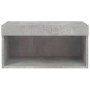 Mueble para TV con luces LED gris hormigón 60x30x30 cm de , Muebles TV - Ref: Foro24-837133, Precio: 37,69 €, Descuento: %