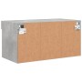 Betongrauer TV-Schrank mit LED-Leuchten 60x30x30 cm von , TV-Möbel - Ref: Foro24-837133, Preis: 37,72 €, Rabatt: %